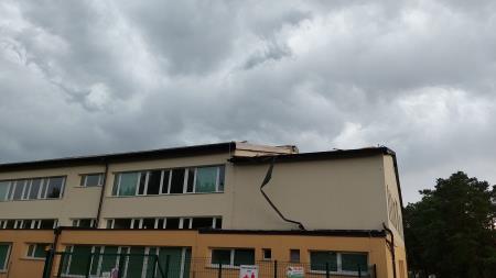 Poškodovana streha OŠ Šmarje pri Jelšah 3